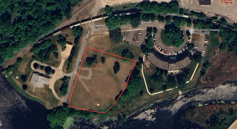 Rio Vista Motel - Aerial Map Of Old Lot (newer photo)